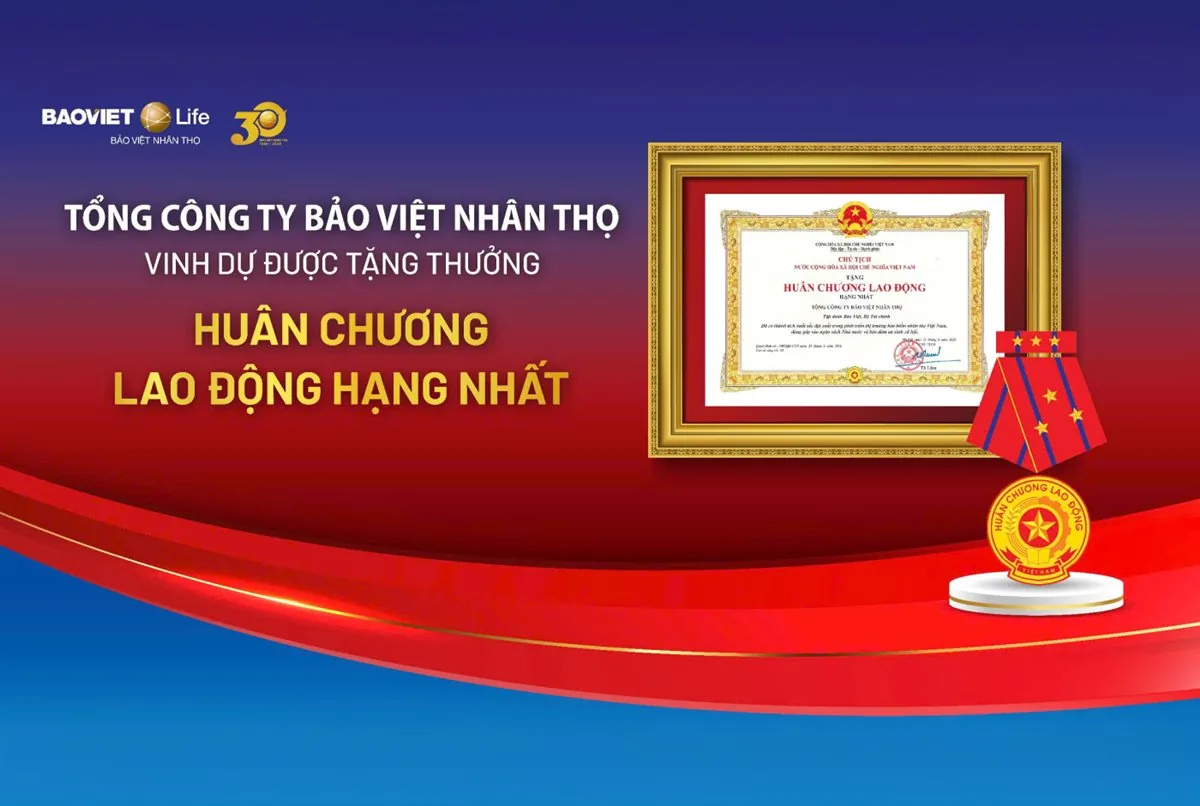 Vinh dự được Chủ tịch nước tặng thưởng Huân chương Lao động hạng Nhất.