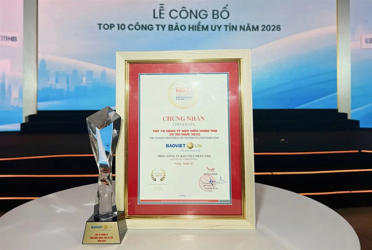 10 năm dẫn đầu Top 10 Công ty Bảo hiểm Nhân thọ uy tín