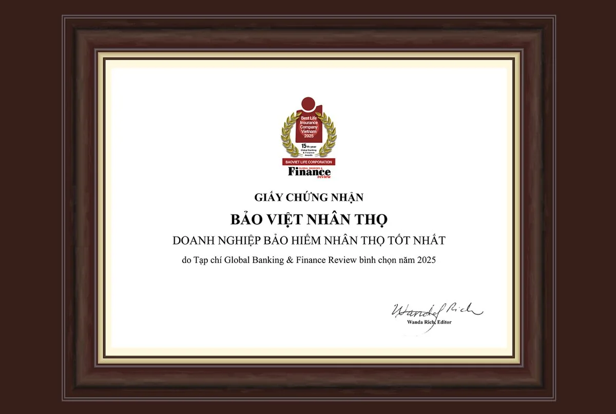 Doanh nghiệp bảo hiểm nhân thọ tốt nhất Việt Nam