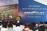 Khởi công tổ hợp sản xuất ô tô tại Hải Phòng