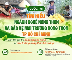 Cuộc thi tìm hiểu ngành nghề nông thôn và bảo vệ môi trường nông thôn TP Hồ Chí Minh